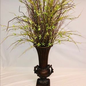 Eye of Design Willow Kiwi in Bronze Pot